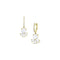 1.69 carat (pair) limited edition diamond petite fan earrings<br>with diamond-faced huggie hoop earwires <span class='visuallyhidden'>Call, text 323-404-2959 for shopping assistance.</span>